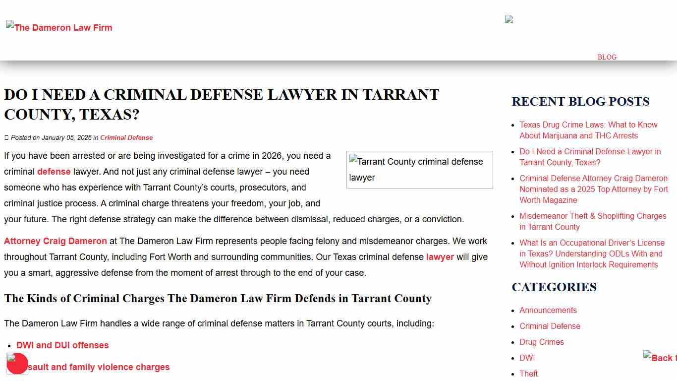 Do I Need a Texas Criminal Defense Lawyer?